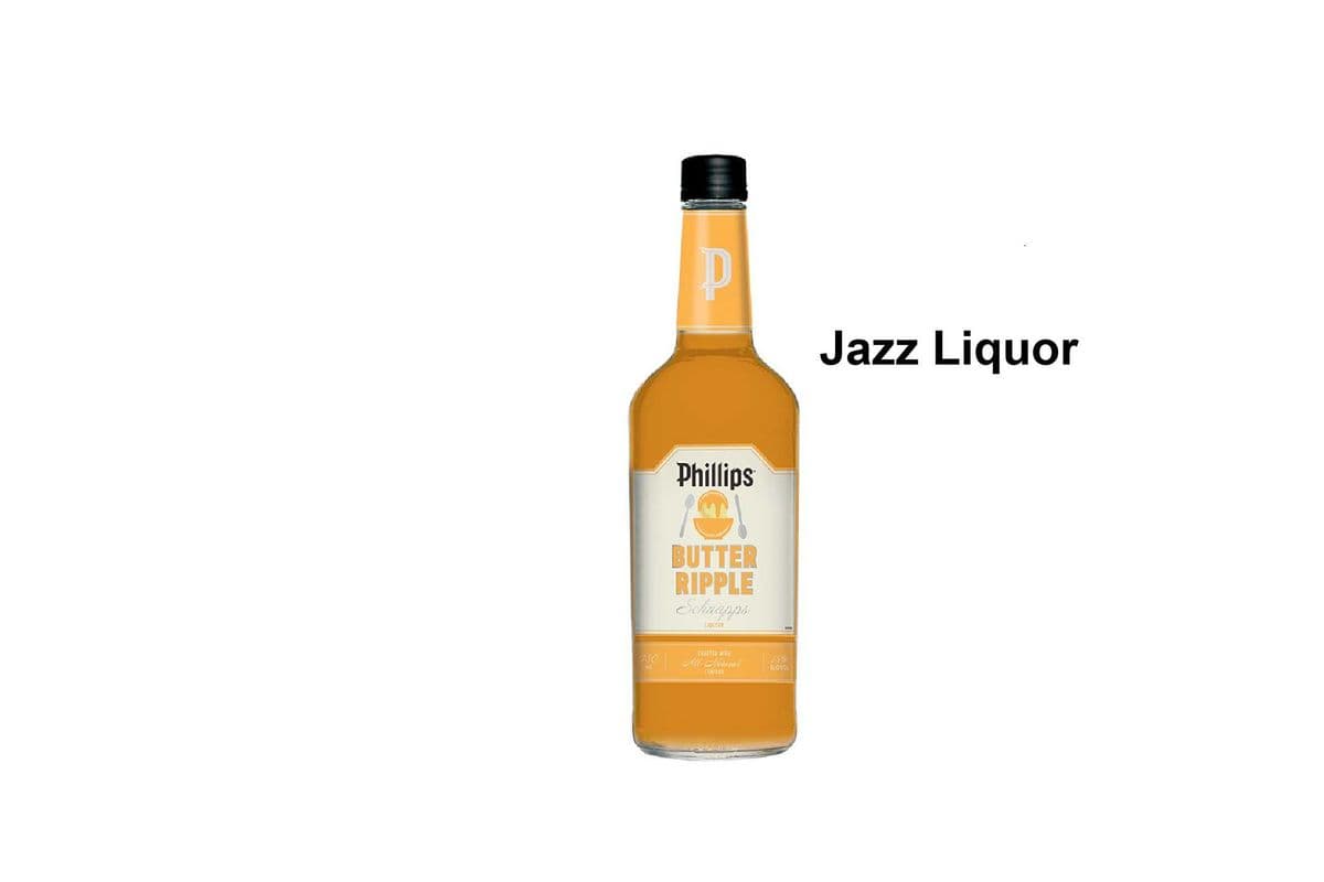 PHILLIPS BUTTER RIPPLE SCHNAPPS 750ML (1 x 1x750ML)