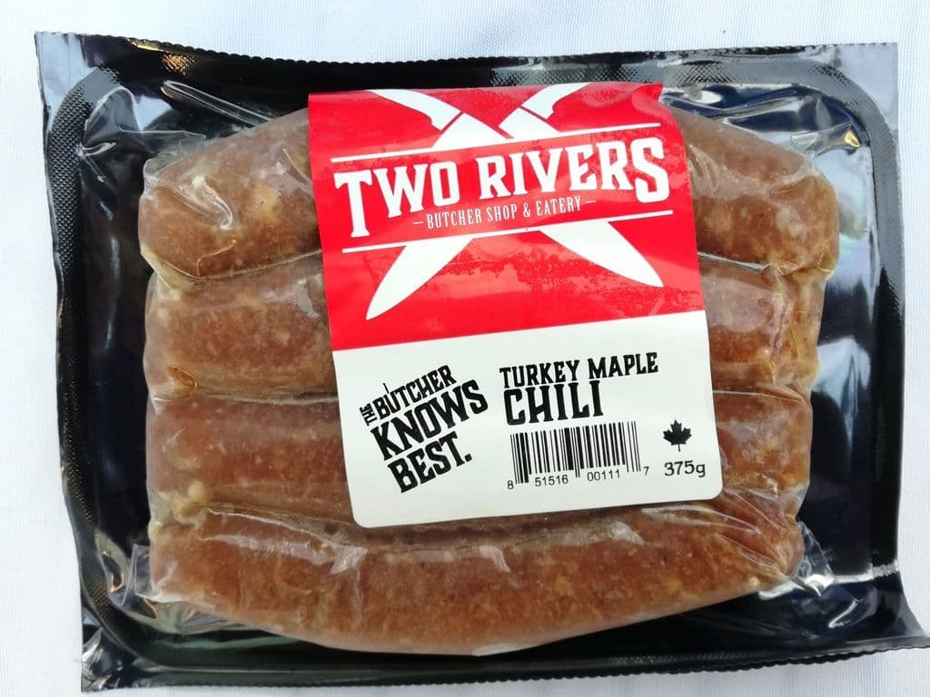 TWO RIVERS TURKEY MAPLE CHILI SAUSAGES (FROZEN)