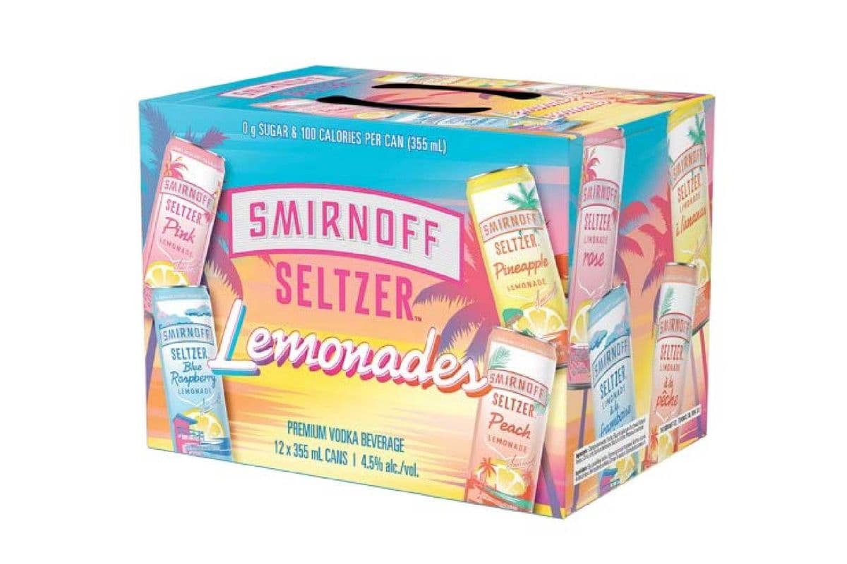 Smirnoff Seltzer Lemonade (12 x 355ml)