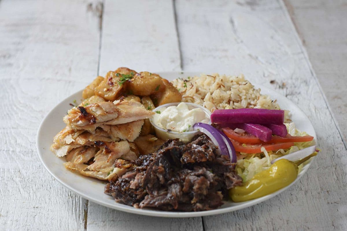 Assiette Combo (Poulet ET Boeuf) / Combo Platter (Chicken AND Beef)