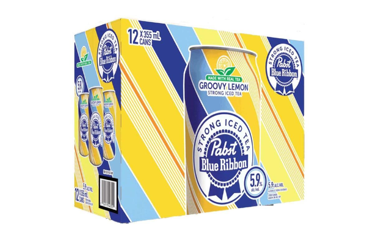 Pabst Blue Ribbon Strong Iced Tea (12 x 355 ml)