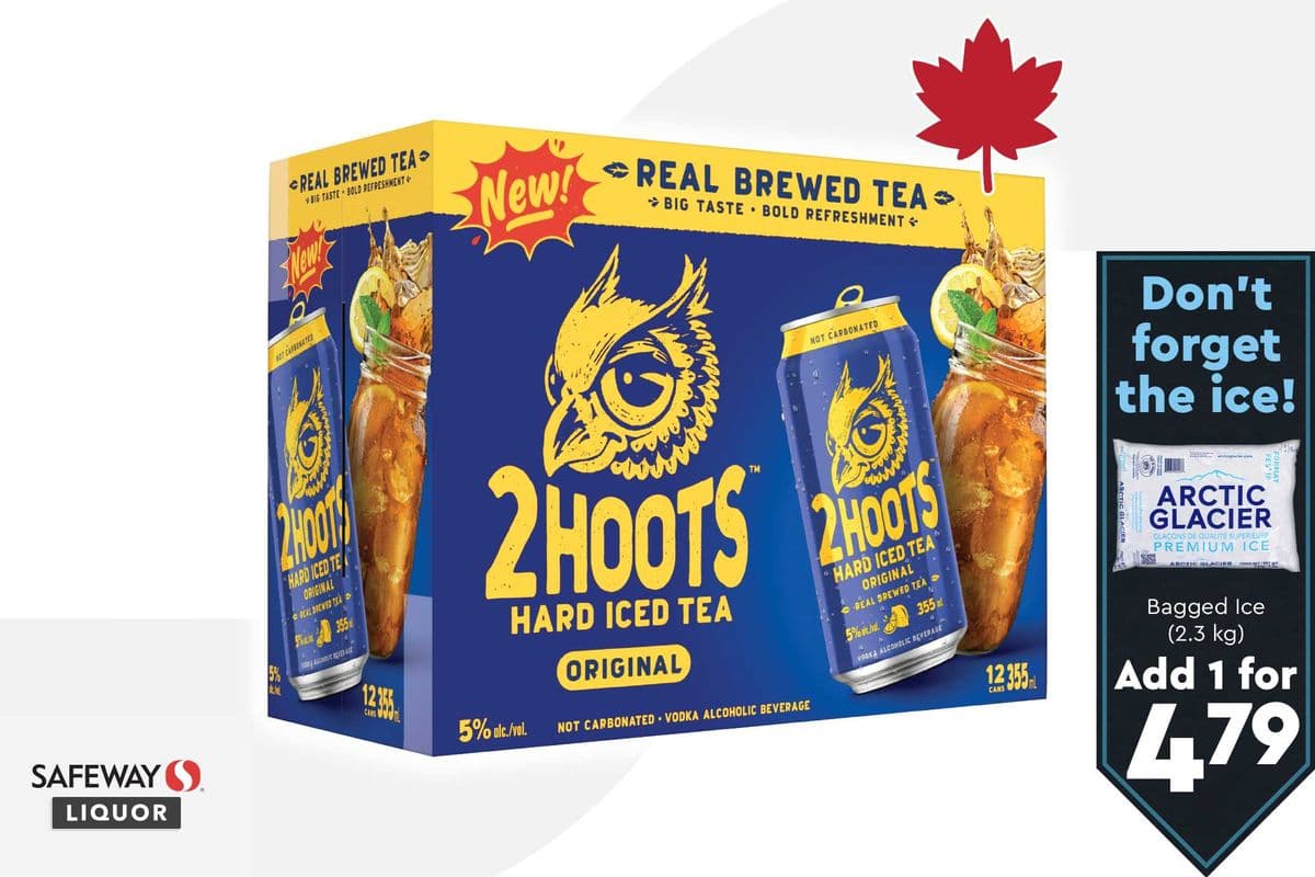 2 Hoots Hard Iced Tea Original (12 x 355 ml)