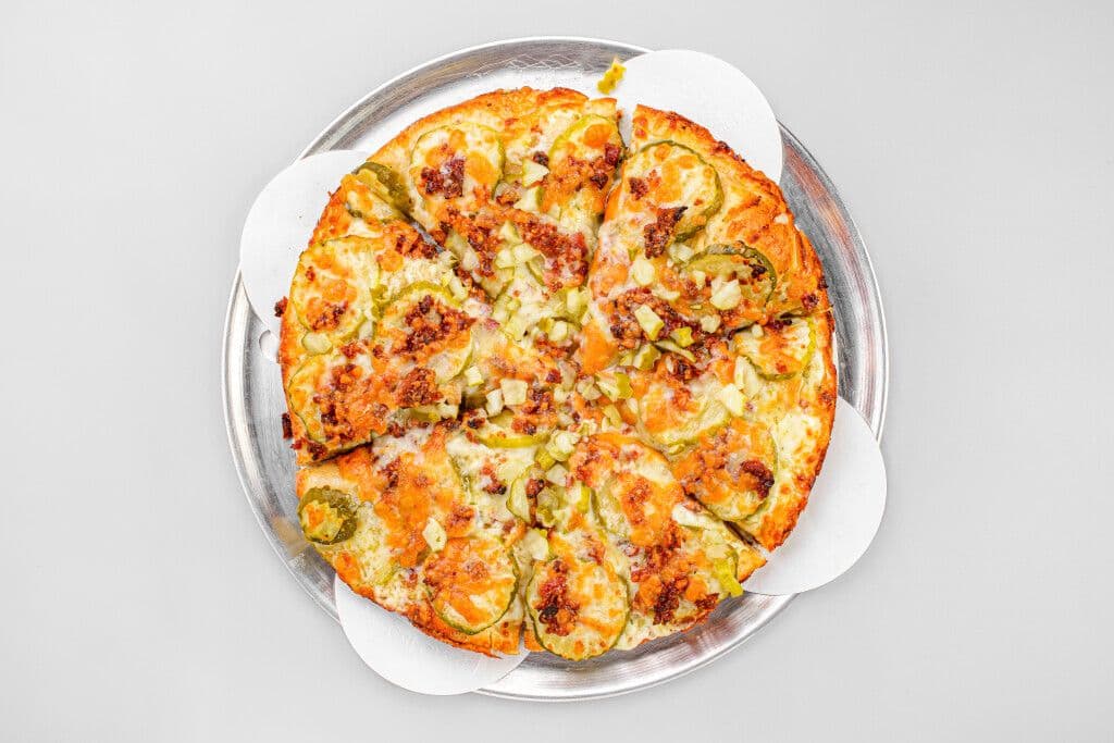 14" Dill Pickle & Bacon Pizza