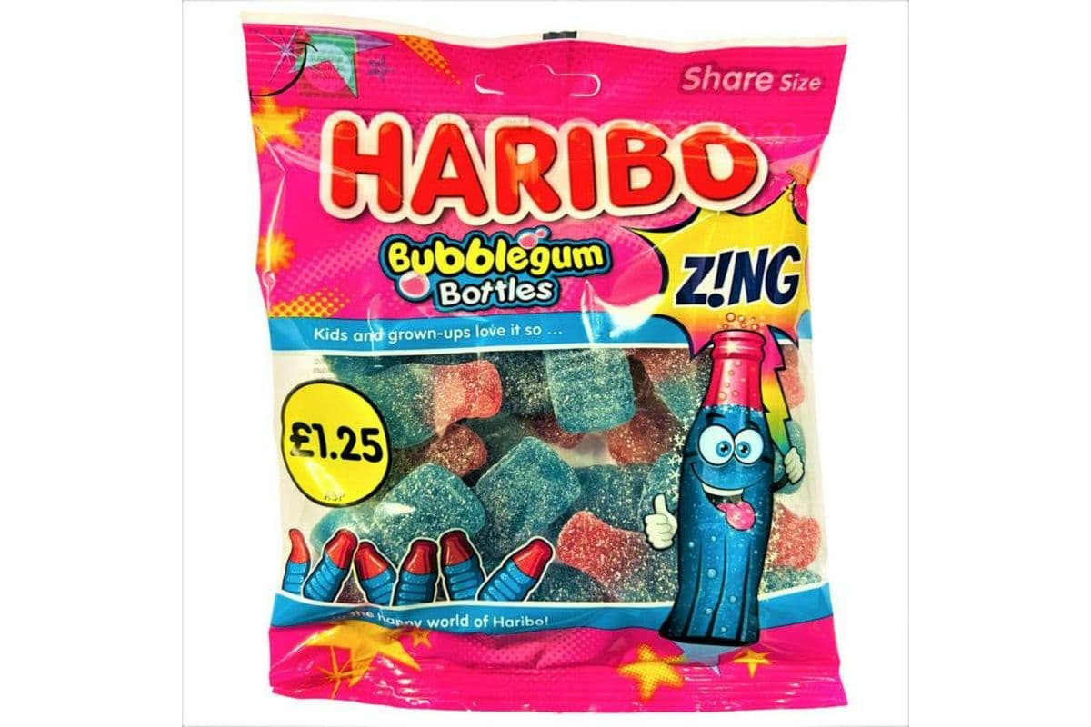 Haribo Bubblegum Bottles (160 g)
