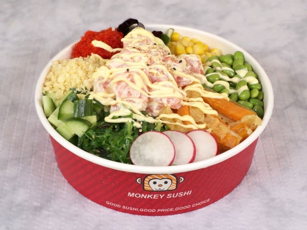 CREAMY SALMON POKE