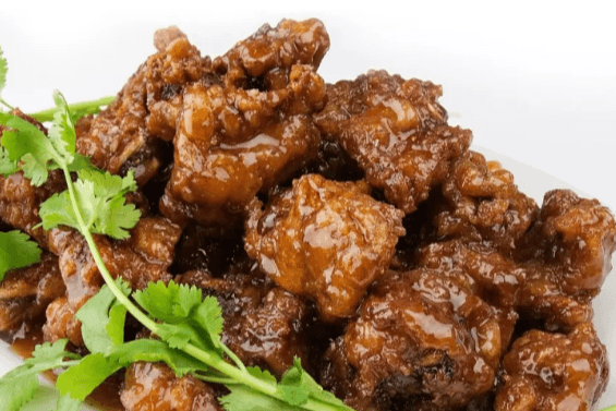 43. Garlic Honey Spare Ribs