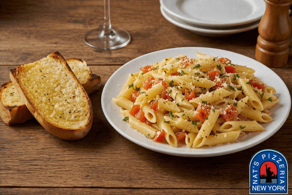 Penne in Garlic & Olive Oil
