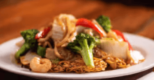 Chow mein cantonais / Cantonese-Style Chow Mein