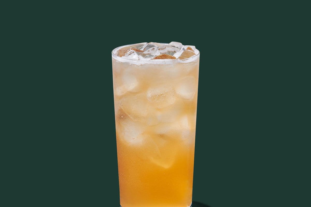 Iced Peach Green Tea Lemonade