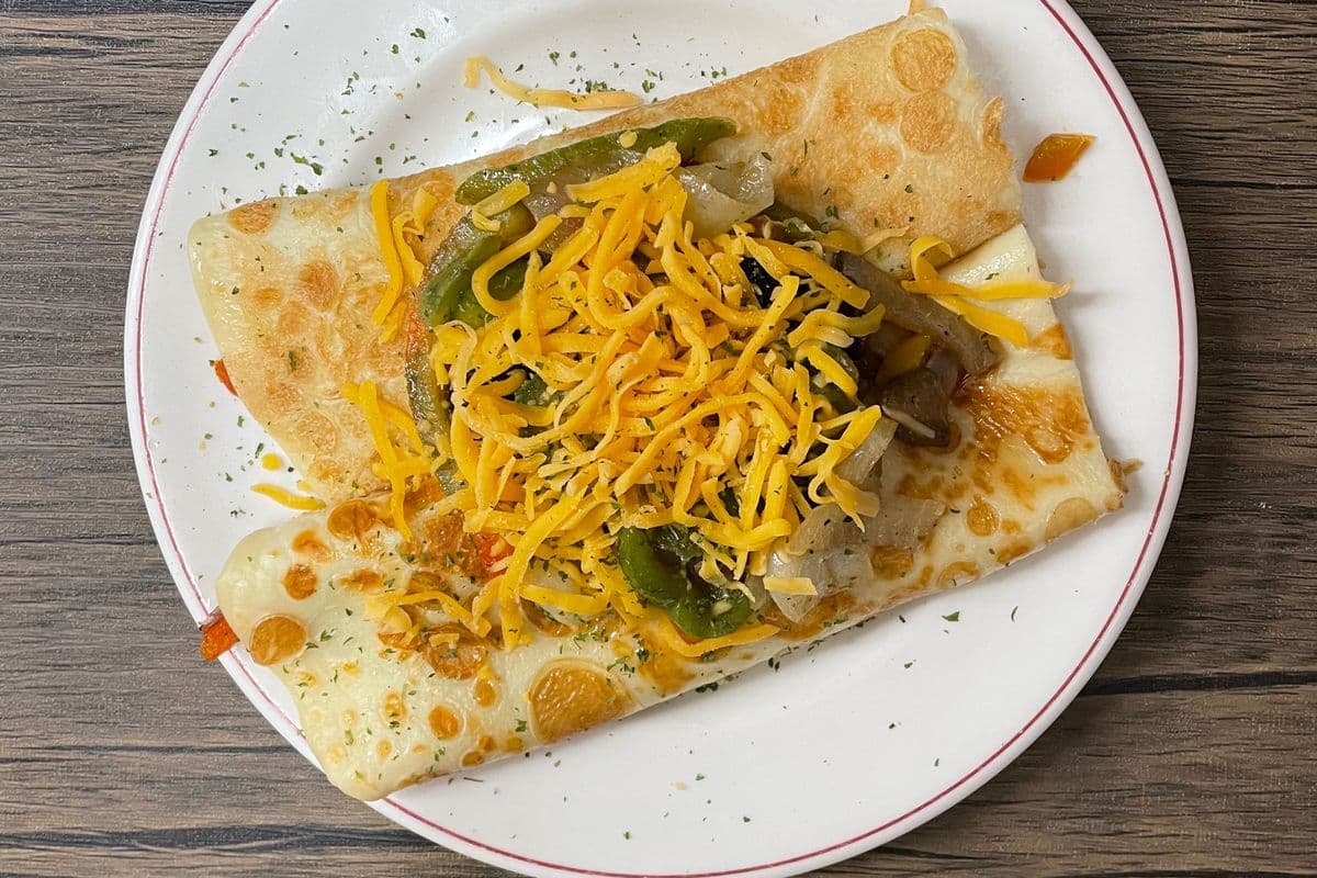 Cheese and Veggie Crepes