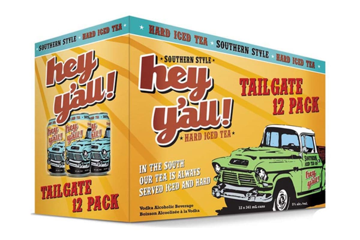 Hey Y'all Talgate Hard Iced Tea (12 Cans) (12 x 12*355ML)