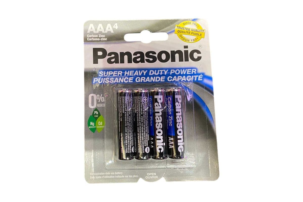 Panasonic AAA Batteries (pack of 4)