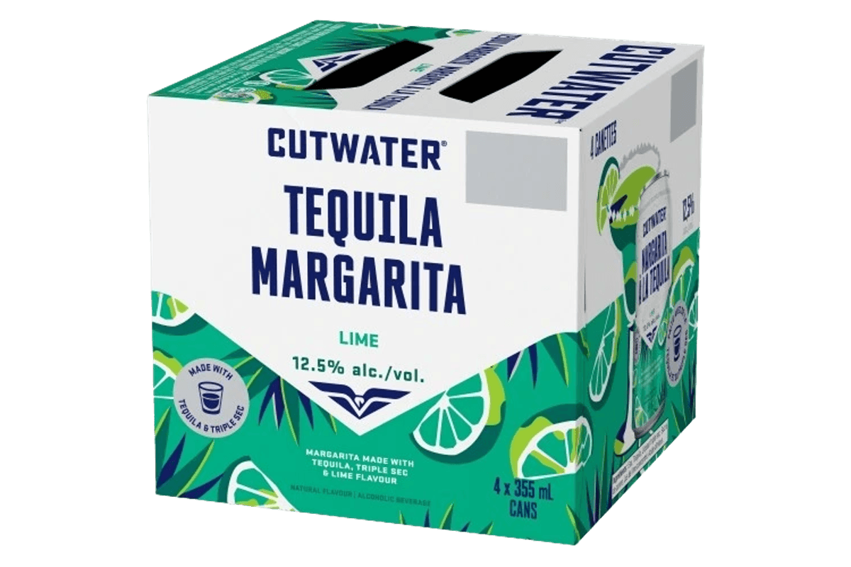 Cutwater Tequila Margarita 355ml 4pk Can