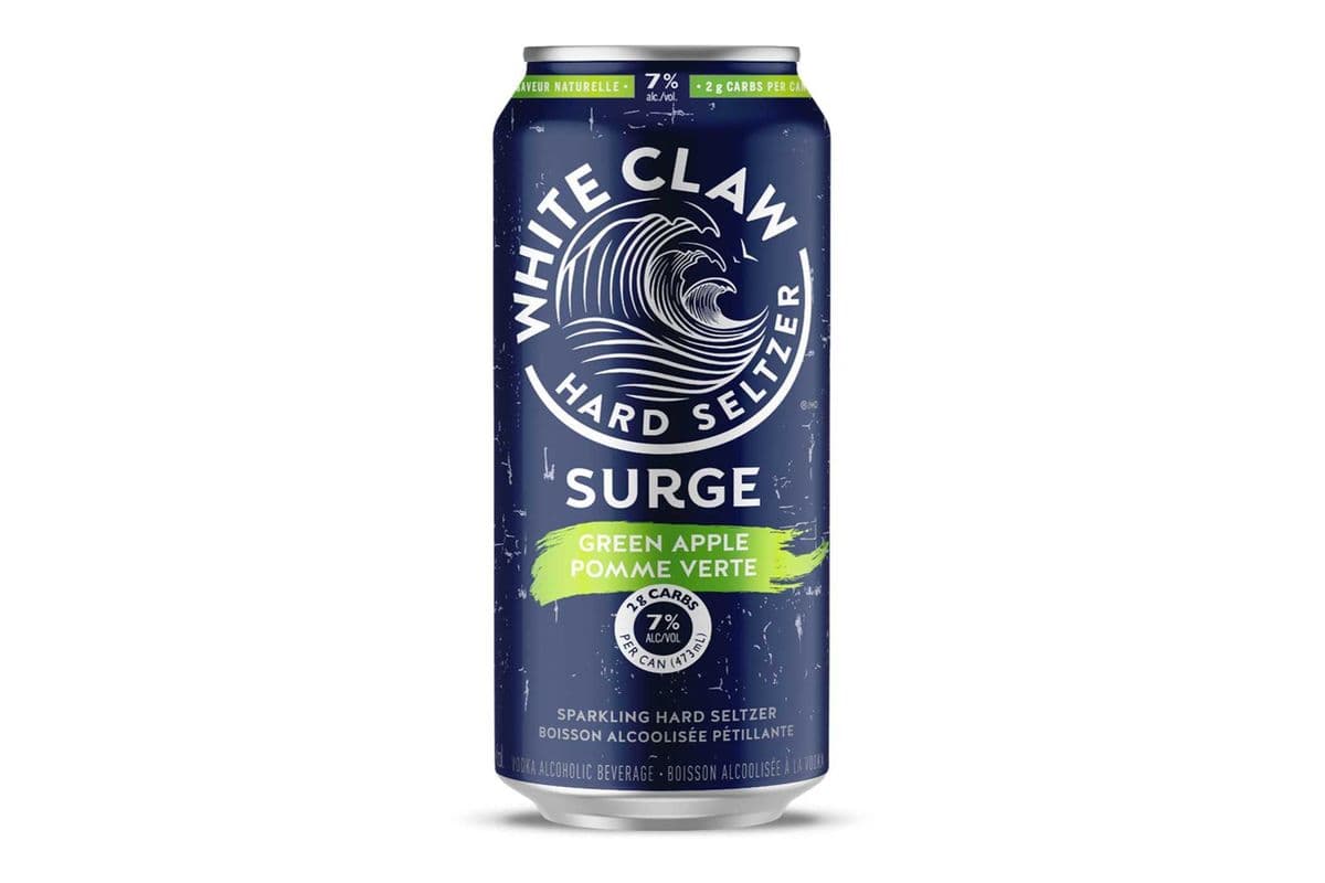 WHITE CLAW SURGE GREEN APPLE 473ML (1 x 473 ml)