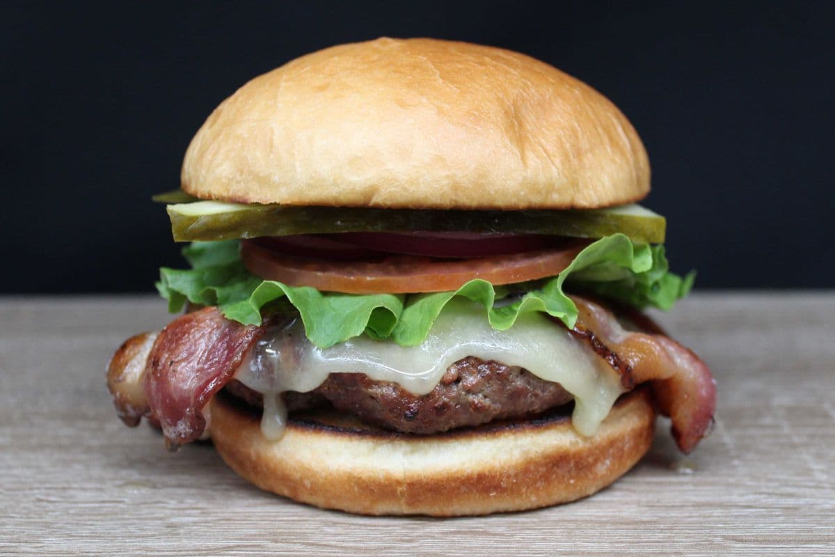 Frick's Famous Bacon Cheeseburger & Fries