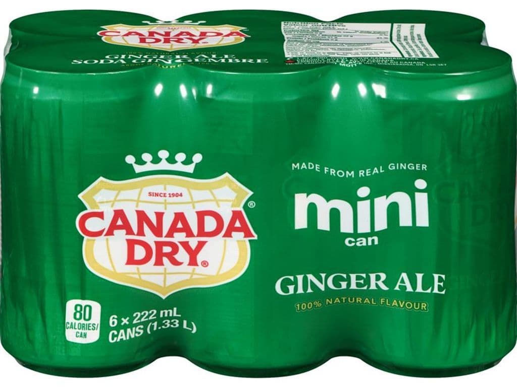 CANADA DRY GINGER ALE 6X222ML