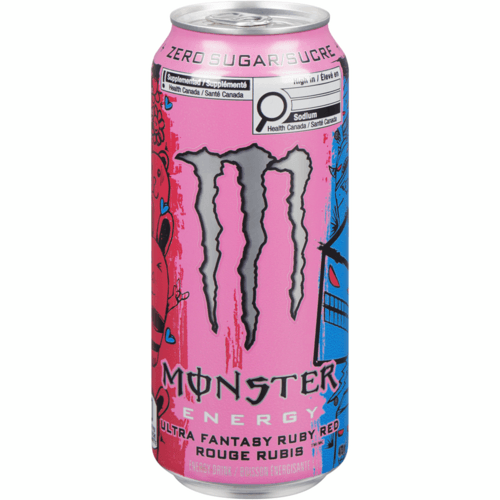 Monster Boisson Énergisante Ruby Red 473ml/ Monster Energy Drink Ruby Red 473ml