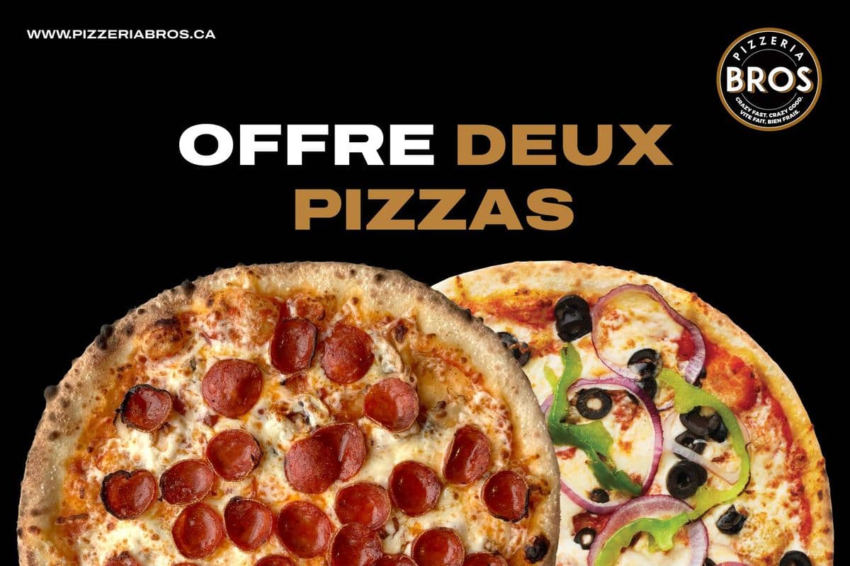 Spéciale 2 Pizzas