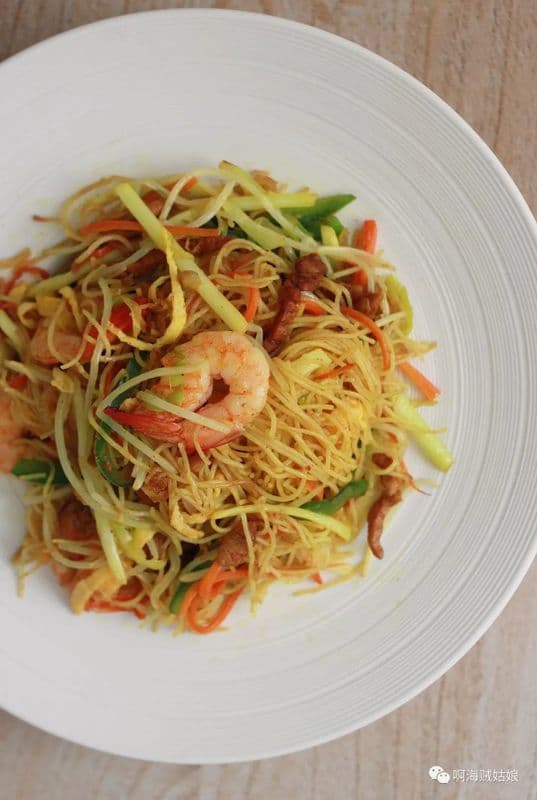 Singapore Style Fried Vermicelli