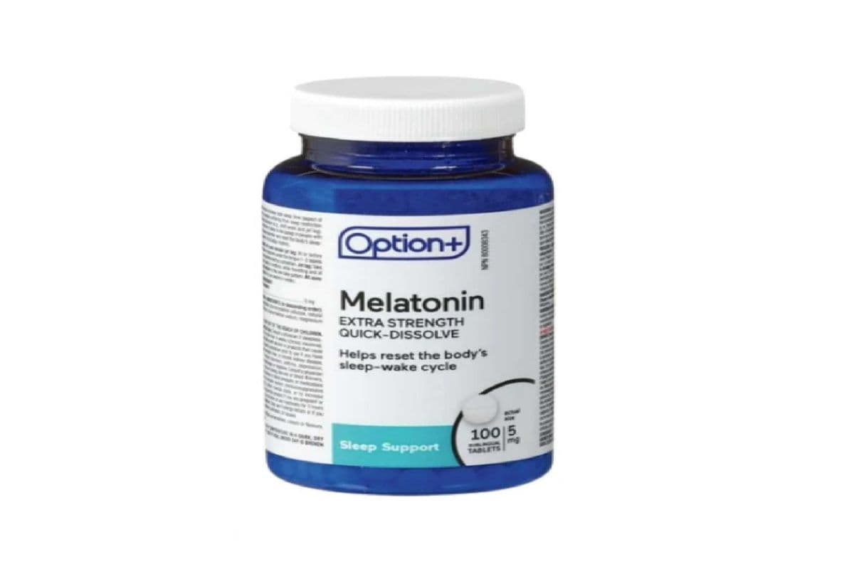 OPTION+ MELATONIN 5MG SUBLINGUAL TABLET 100 PACK (100 TABLETS )