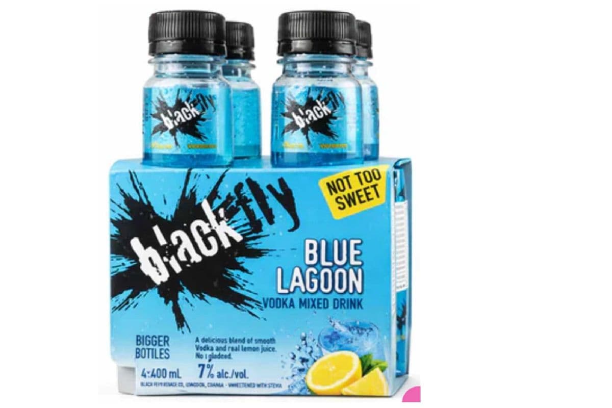 Black Fly Blue Lagoon (4 x 400ml bottles)