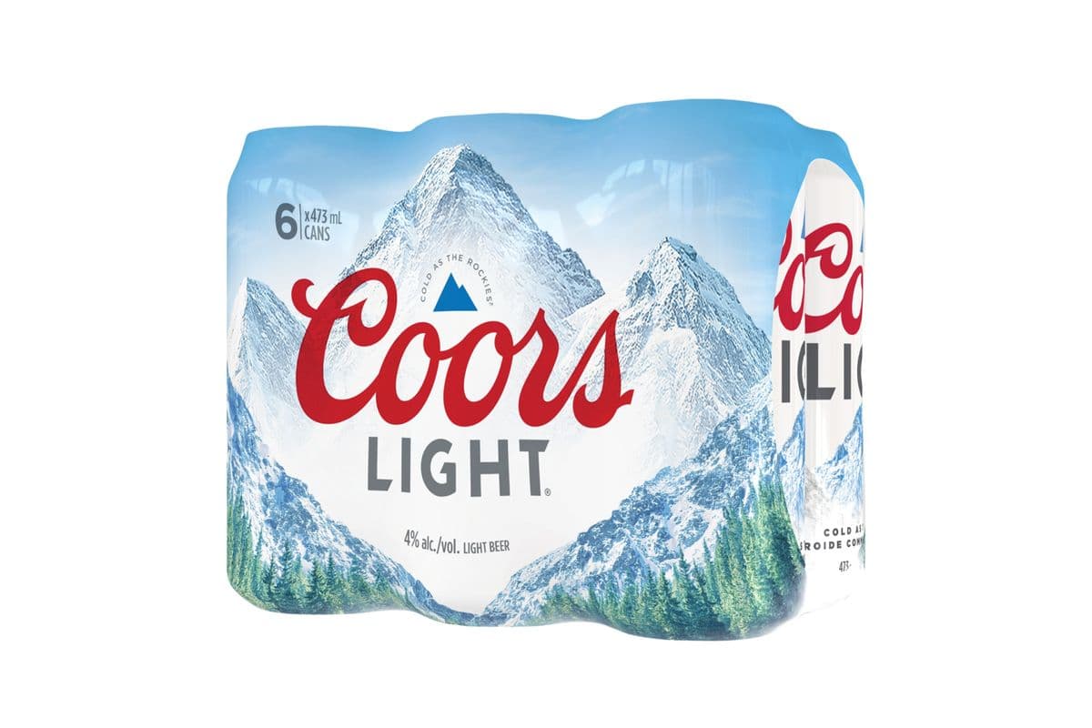 Coors Light 77620 (6 x 473ml Cans)
