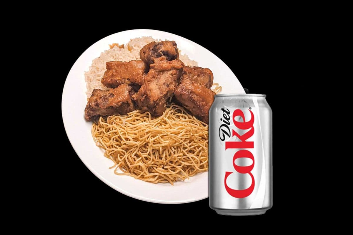 Dinner (D) with Deep Fried Dry Ribs + Drink