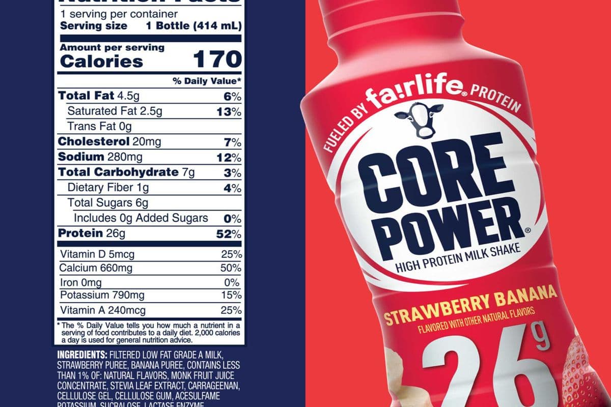 Corepower strawberry 26g protein