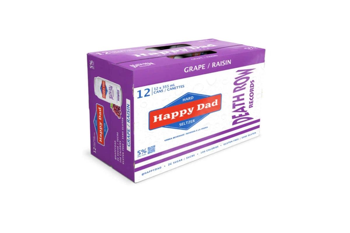 102462 - HAPPY DAD HARD SELTZER GRAPE (12 x 355ML (CANS))
