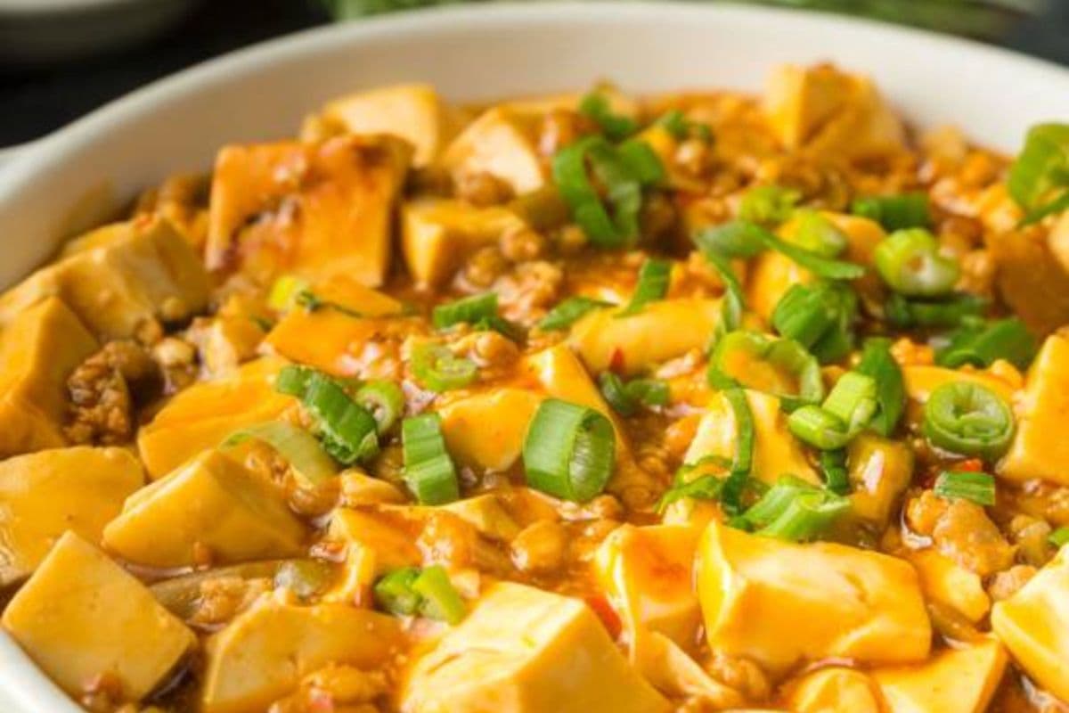 Spicy Soft Bean Curd with Minced Pork
