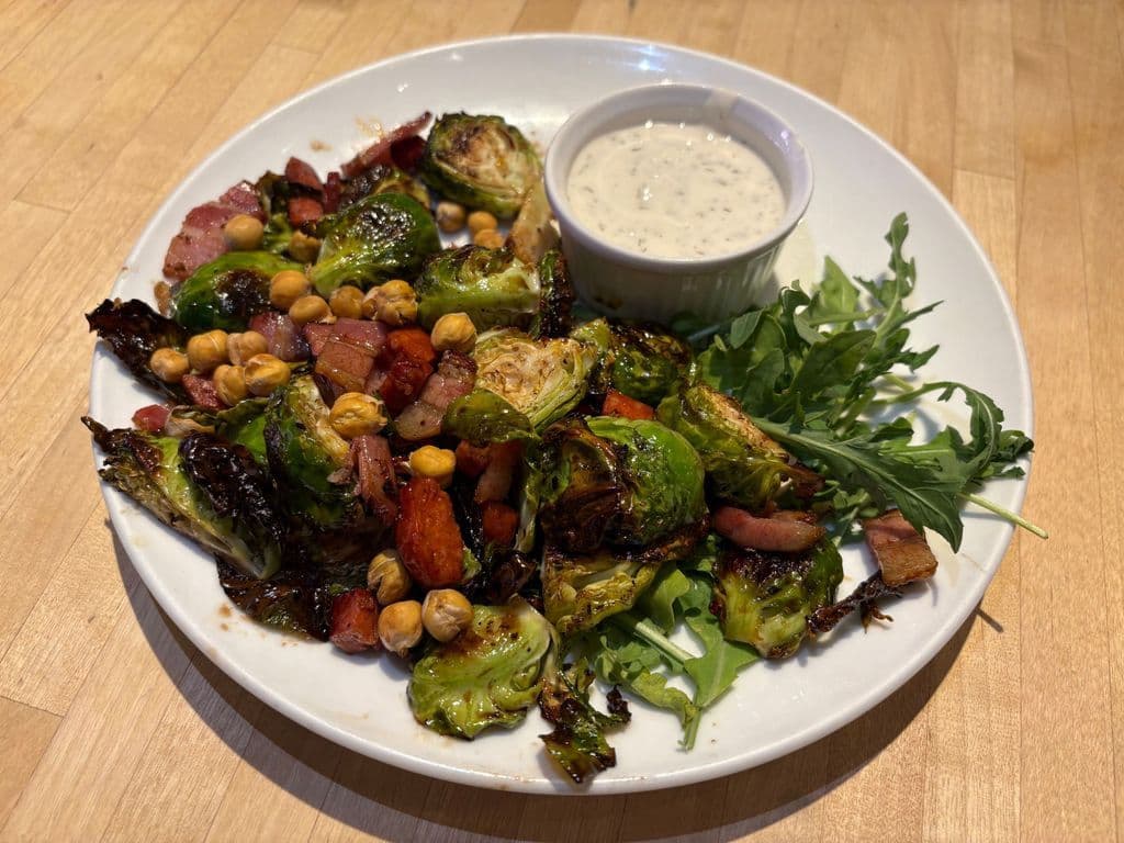 Crispy Brussel Sprouts and Bacon
