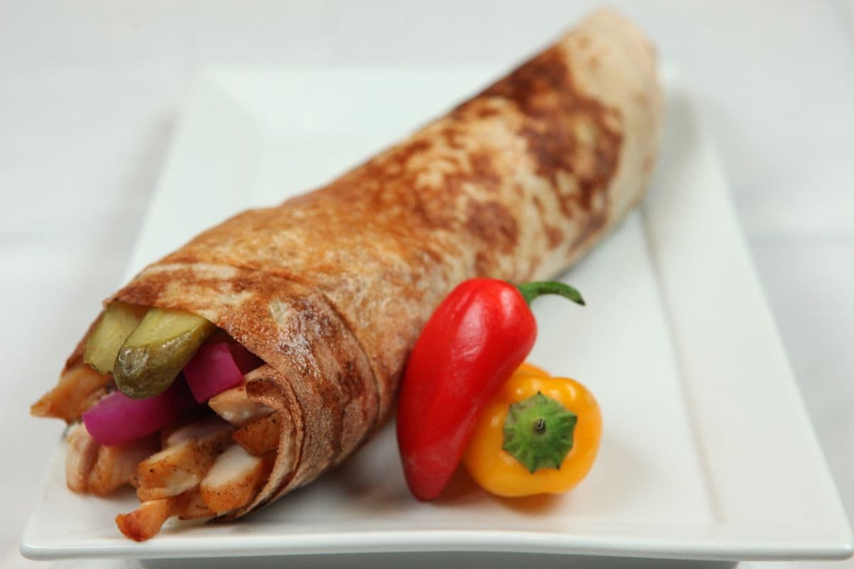 Chicken Shawarma Wrap Saj