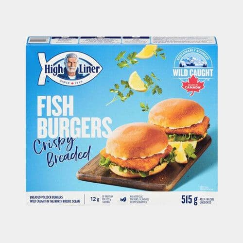 High Liner Burgers de poisson croustillant (515g) / High Liner Crispy Fish Burger (515g)