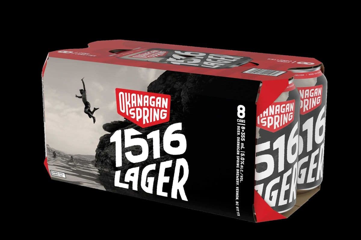 Okanagan Spring 1516 Lager - 8x355mL Cans (8 x 355ml)