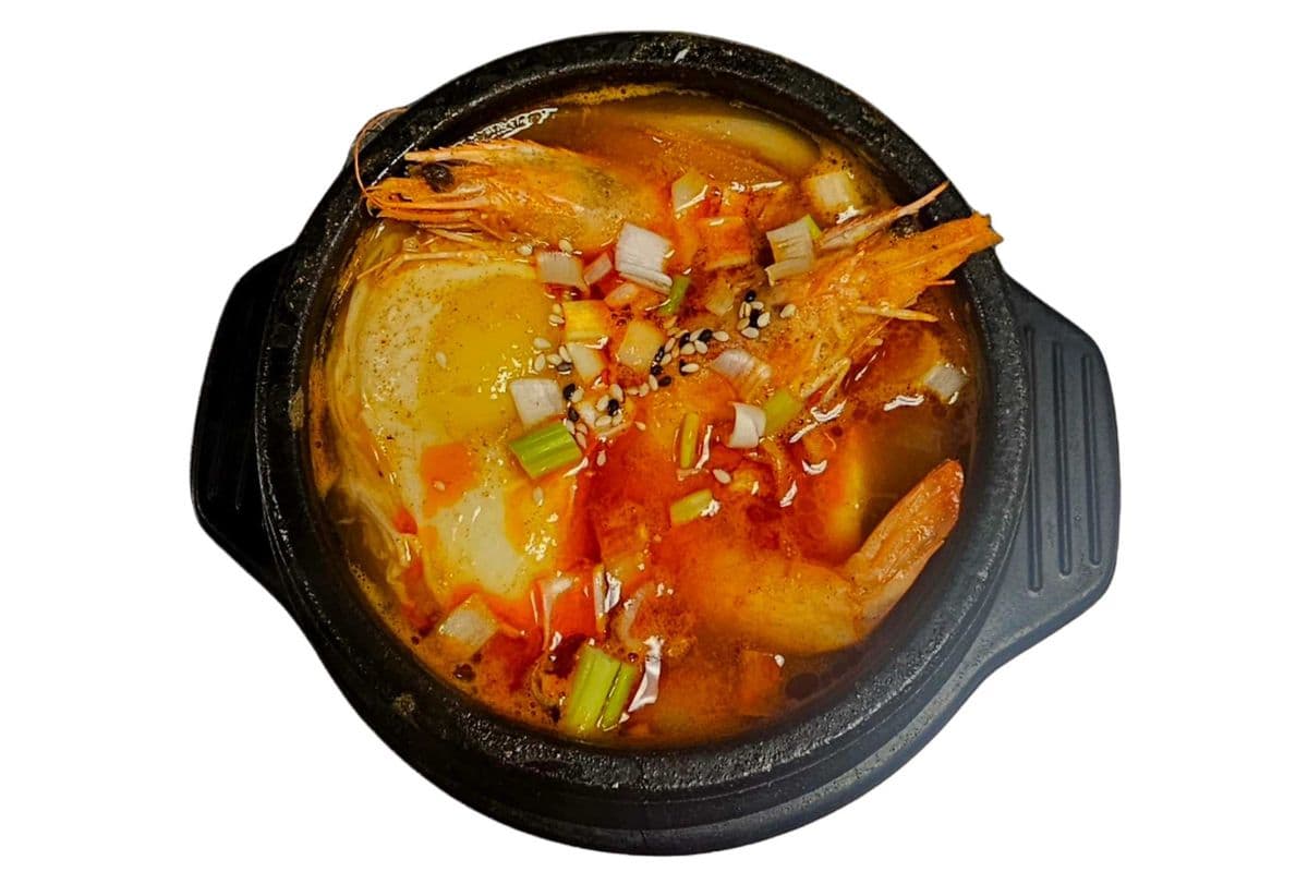 Soondubu (Seafood soft tofu) Jjigae Stew