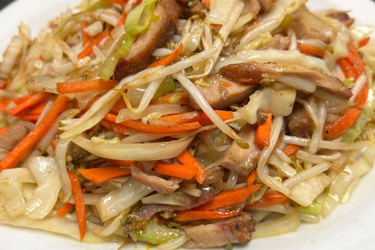 BBQ Pork Chop Suey