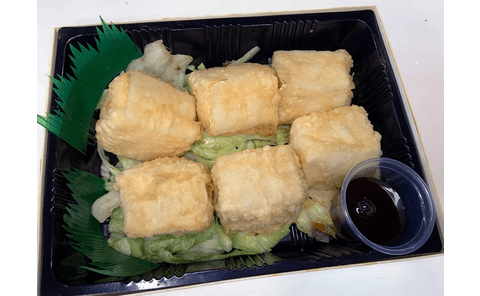 4. Deep Fried Tofu (6 pcs)