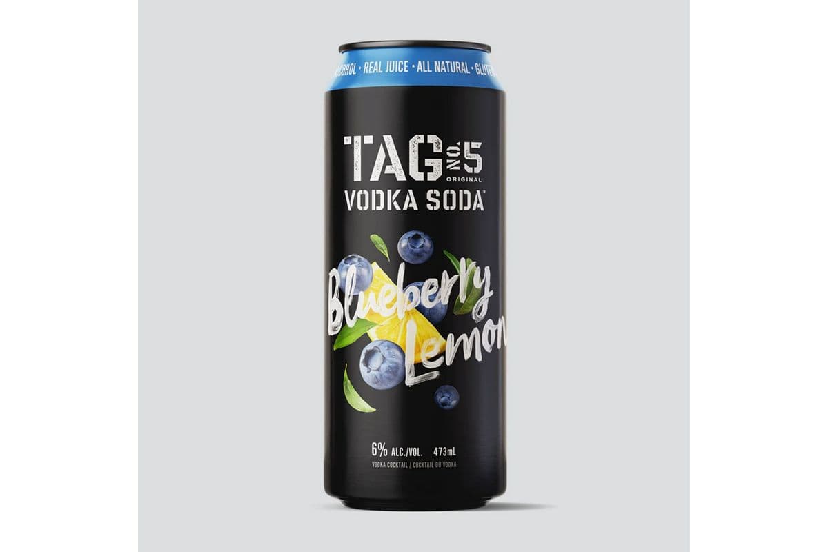 TAG Vodka Blueberry Lemon (1 x 473 ml)