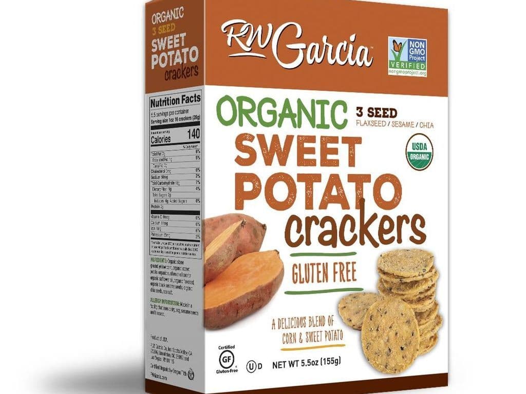 RW GARCIA SWEET POTATO CRACKERS 180G
