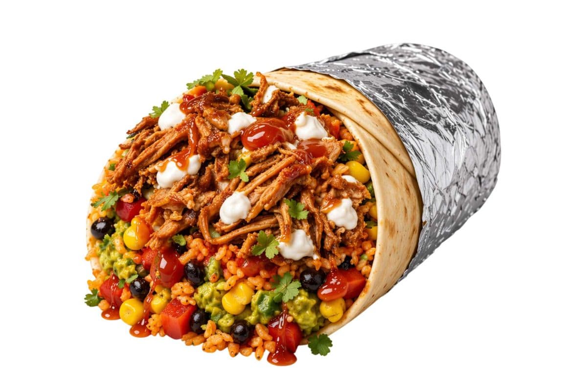 Carnitas (Pulled Pork) Burrito
