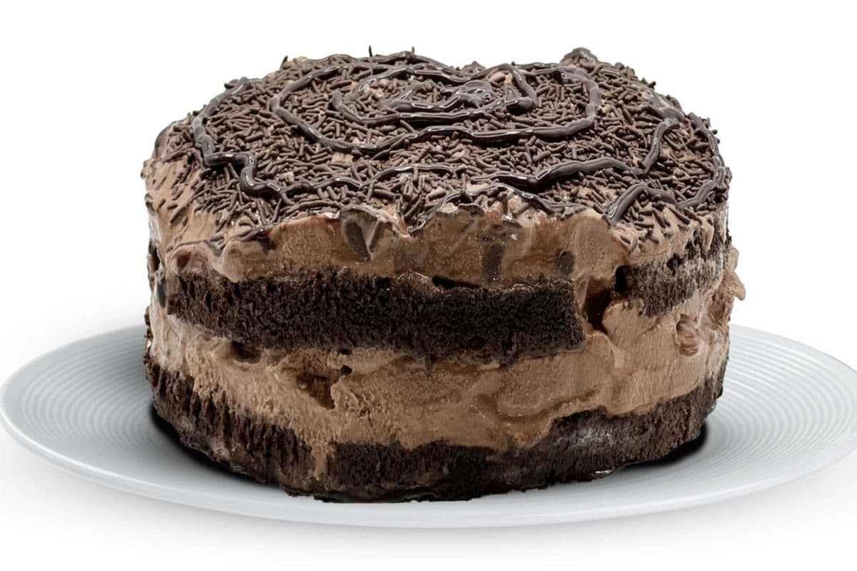 Triple Chocolate Ice Cream Cake