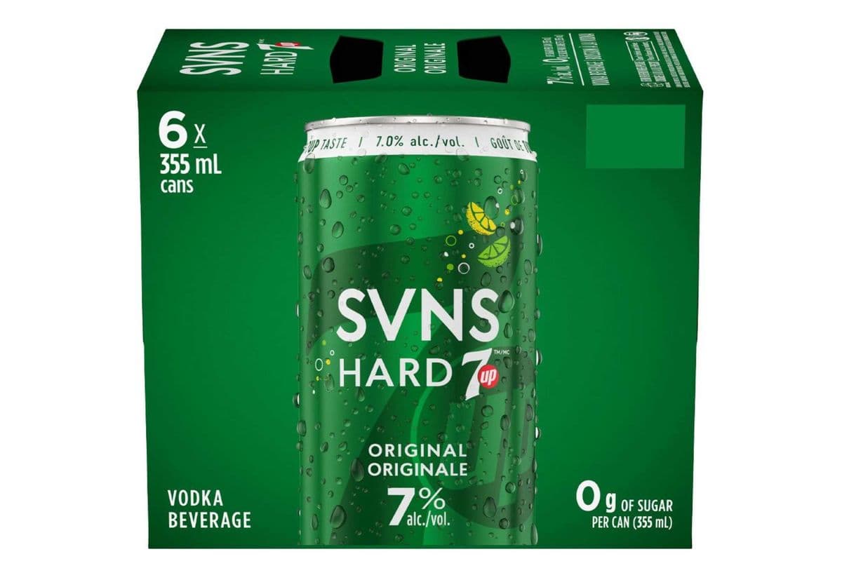 SVNS HARD 7UP ORIGINAL 6*355ML (1 x 355ML)