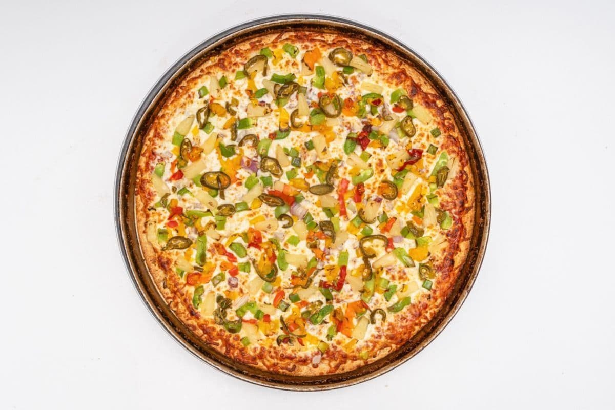 Small Peppery Pineapple Pizza
