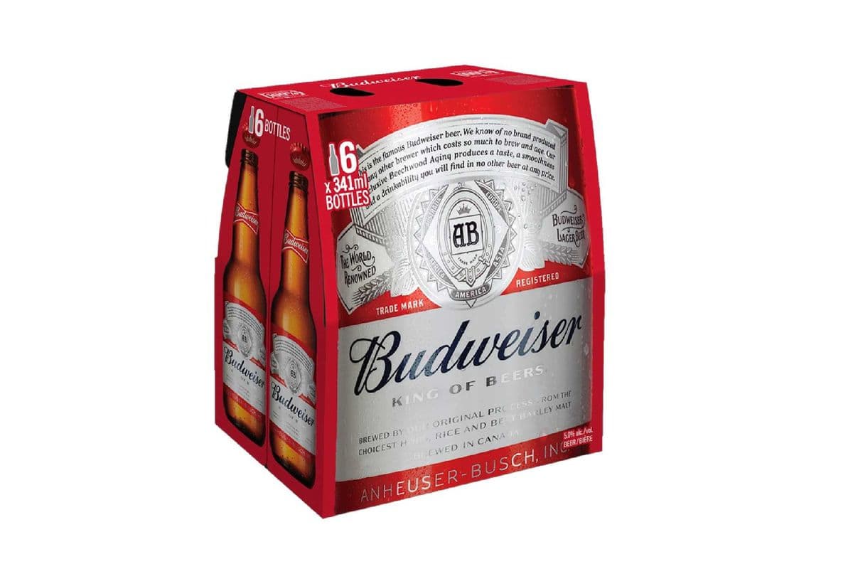 Budweiser Bottles (6 x 341m)