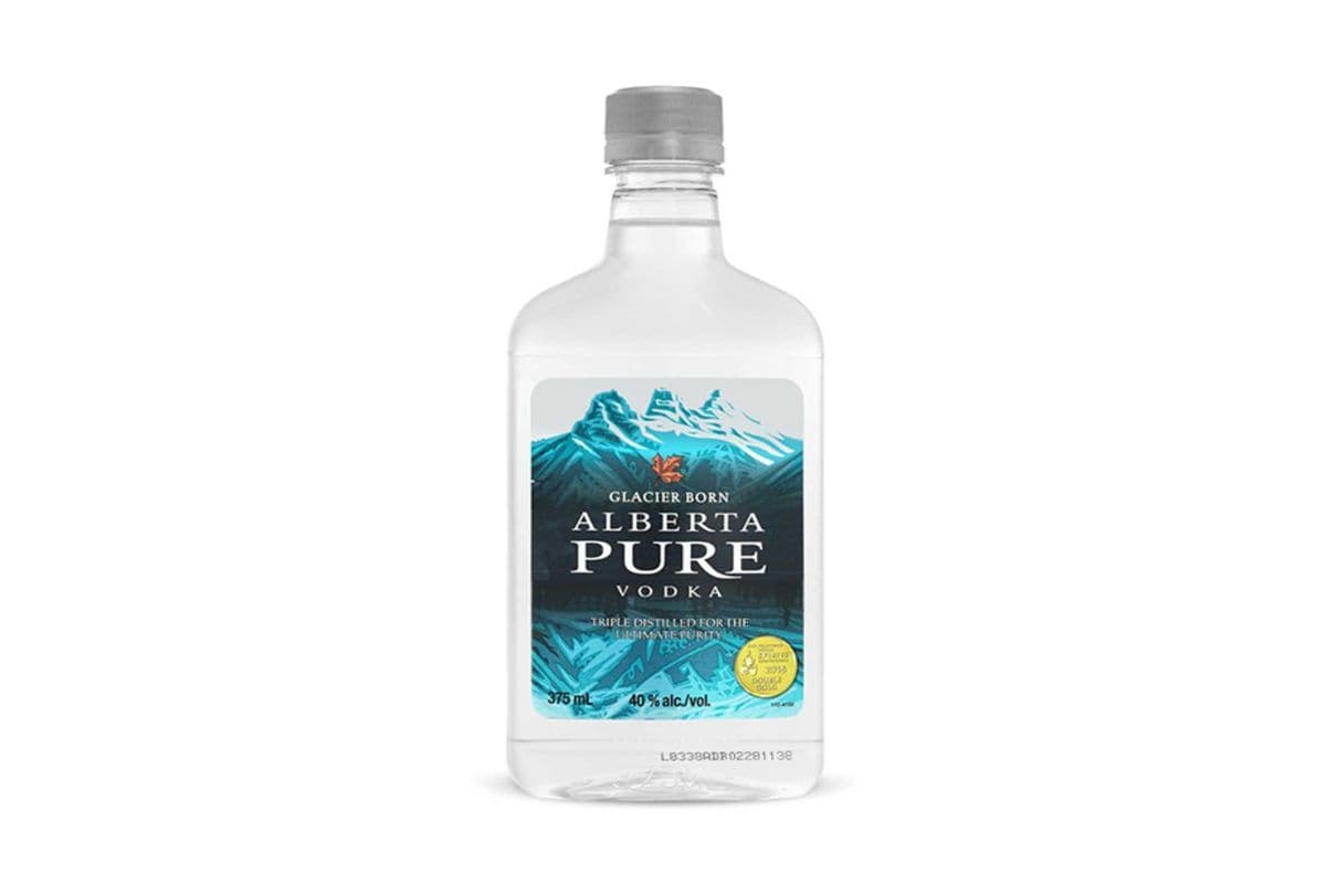 Alberta Pure Vodka-375ml (1 x 375ml)
