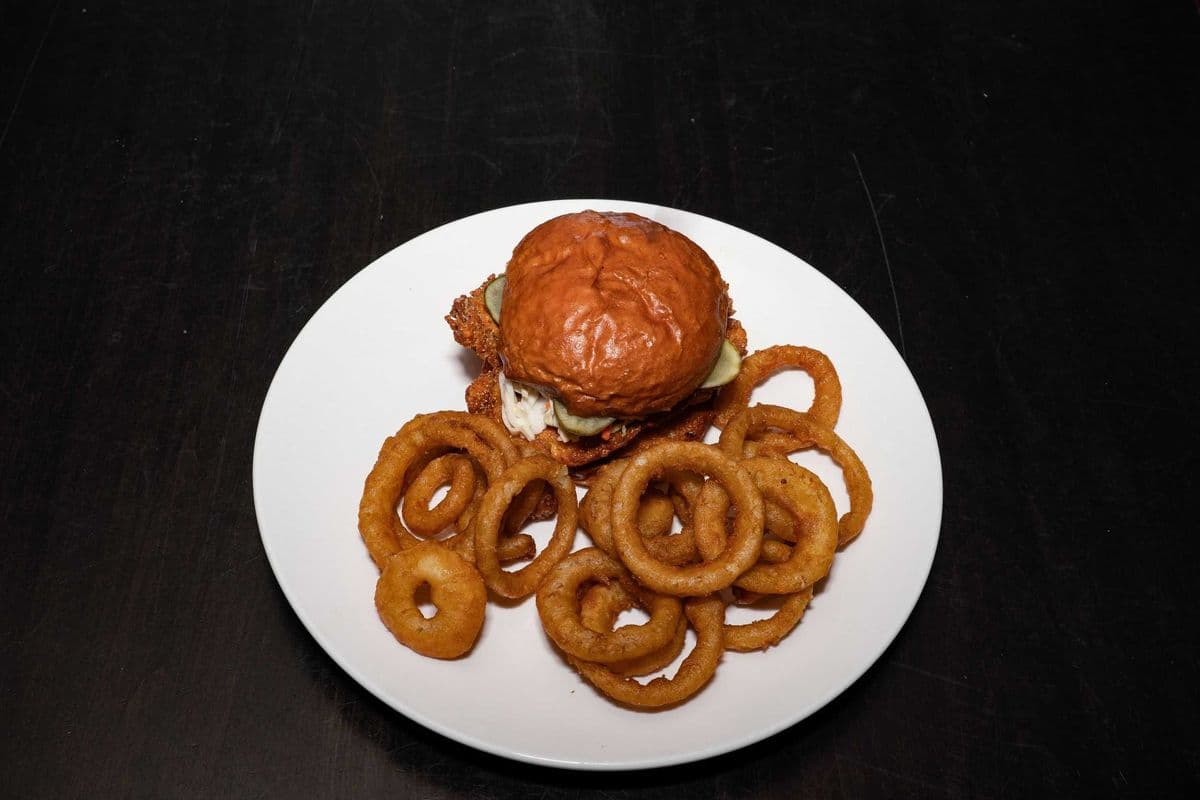 HOT HONEY FRIED CHICKEN SANDWICH