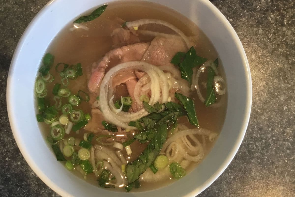 12. Rare Beef Noodle Soup