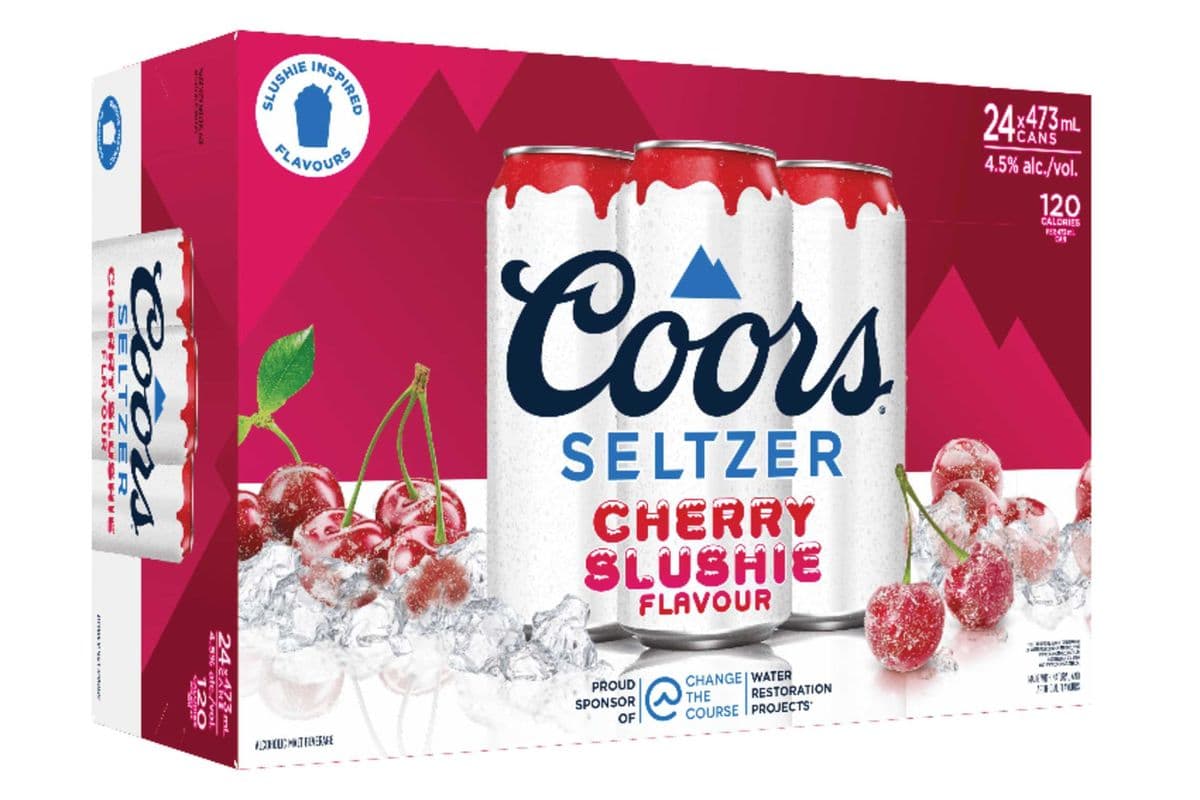 Coors Seltzer Slushie Cherry (6 x 355 ml)