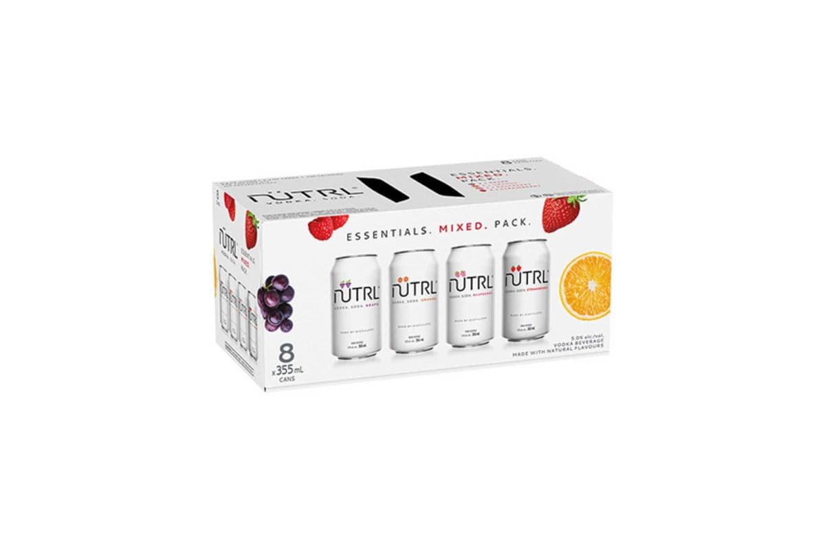 Nutrl Essentials Mixer Pack (8 Cans) (1 x 8x355ML)