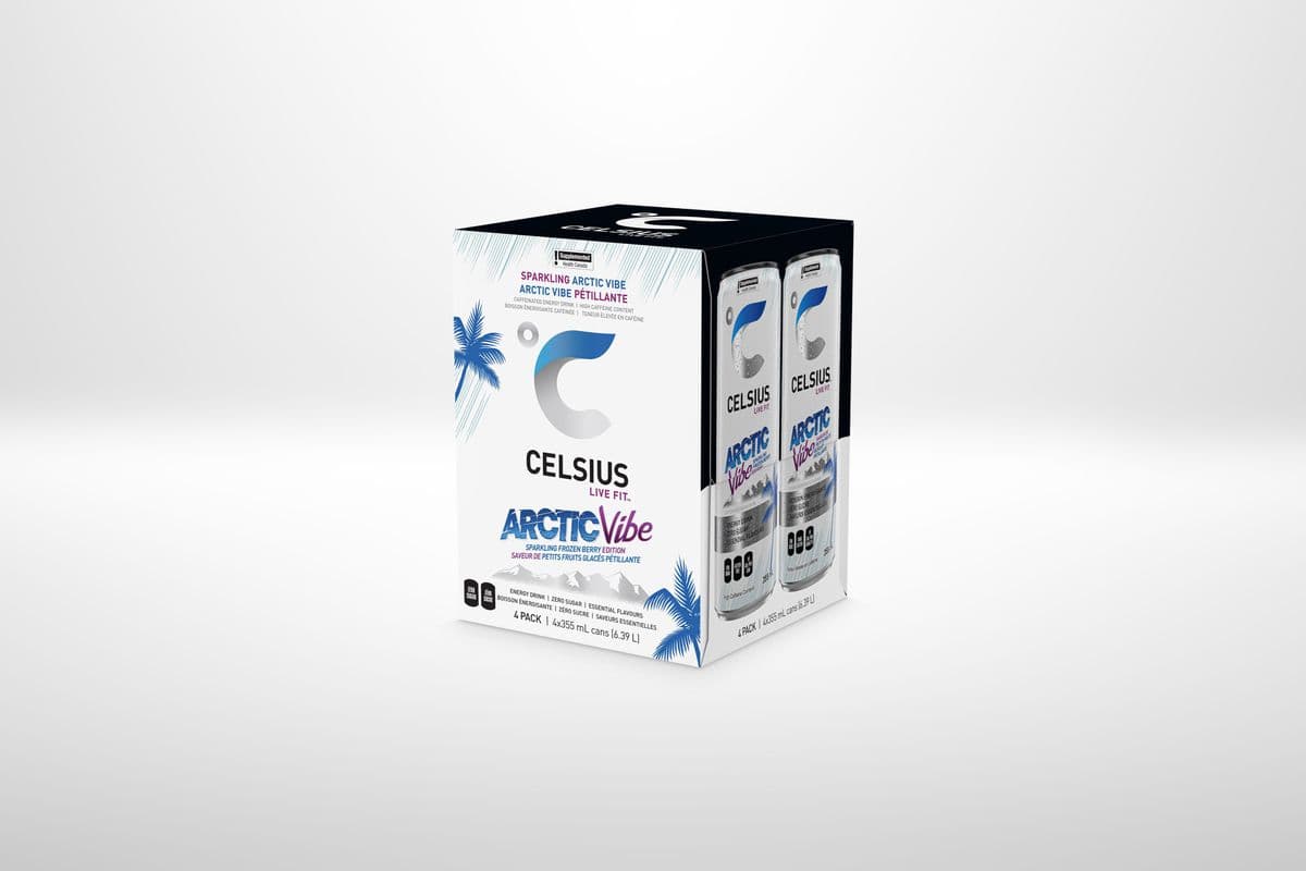Celsius Artic Vibe 355 ml (4 Pack)